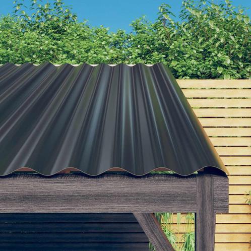 vidaXL Dakpanelen 36 st 60x36 cm gegalvaniseerd staal, Doe-het-zelf en Verbouw, Dakpannen en Dakbedekking, Nieuw, Verzenden