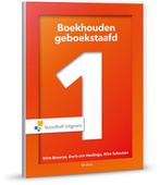 9789001878436 Boekhouden geboekstaafd 1 | Tweedehands, Boeken, Schoolboeken, Verzenden, Zo goed als nieuw, W.J. Broerse
