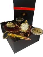 James Bond - 24k Gold Plated 007 Pocket Watch + Collectors, Nieuw