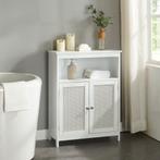 [en.casa] Badkamerkast Karlsøy 80x60x28 cm wit, Huis en Inrichting, Verzenden, Nieuw
