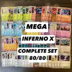 Pokémon - Complete Mega INFERNO X Set - 80/80 - Complete, Nieuw