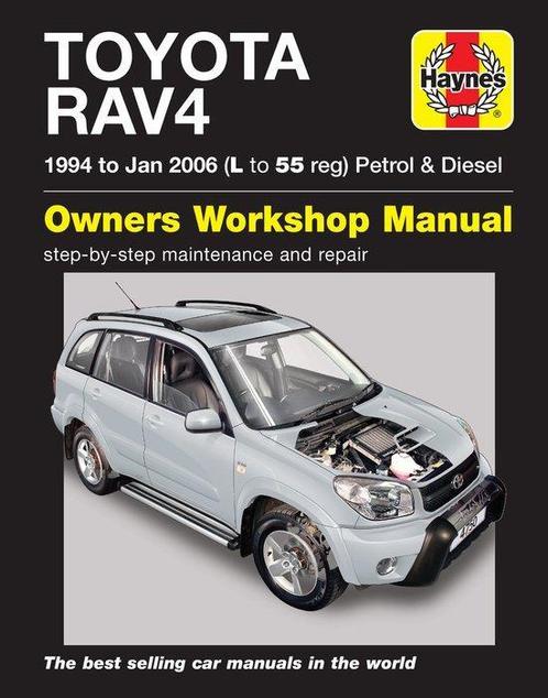 Toyota RAV4 Petrol and Diesel (1994 – Jan 2006), Auto diversen, Handleidingen en Instructieboekjes, Verzenden