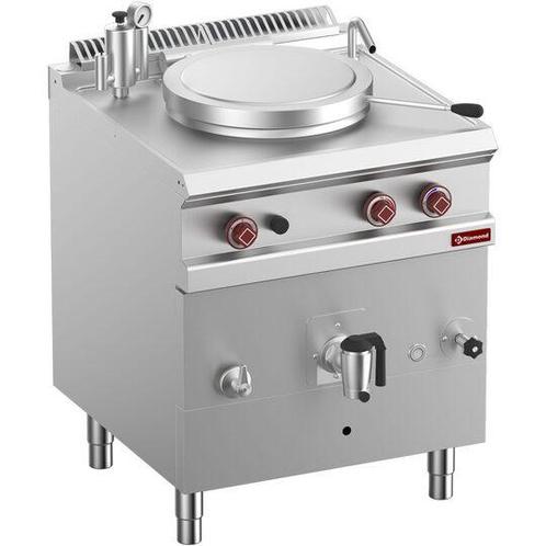 Ronde gas kookketel 50 liter, indirecte verwarming | Diamond, Zakelijke goederen, Horeca | Keukenapparatuur, Nieuw in verpakking