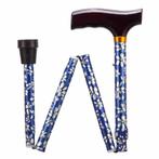 Opvouwbare wandelstok - Gebloemd (Wandelstokken, Mobiliteit), Ophalen of Verzenden, Nieuw