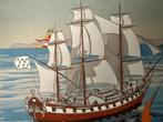 Francois Pascal ( XX-1948 ) - La frégate Aurore en rade du, Antiek en Kunst