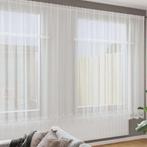 vidaXL Kantgordijn met gordijnen Wit 500x245cm Polyester, Huis en Inrichting, Stoffering | Gordijnen en Lamellen, Verzenden, Nieuw