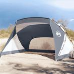 vidaXL Strandtent 274x178x170/148 cm 185T polyester grijs, Caravans en Kamperen, Tenten, Verzenden, Nieuw, Tot en met 2