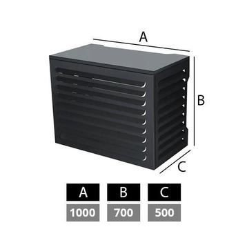 Airco en warmtepomp omkasting small RAL7024 antraciet beschikbaar voor biedingen