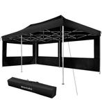 Partytent Viola 3x6 m met 2 zijdelen - zwart, Nieuw, Verzenden