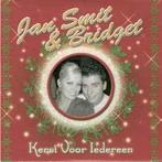 cd single card - Jan Smit &amp; Bridget - Kerst Voor Iede..., Zo goed als nieuw, Verzenden