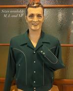 Motor Kulture Clothing, The Rockmount Bolero in Bottle Green, Verzenden, Nieuw