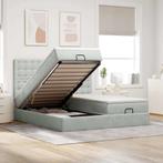vidaXL Ottoman bed met matrassen 180x200cm fluweel, Huis en Inrichting, Slaapkamer | Bedden, Eenpersoons, Verzenden, Nieuw, 80 cm