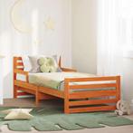 vidaXL Uitbreidbaar Bedframe voor Kinderen Anders Wasbruin, Huis en Inrichting, Verzenden, Nieuw, Hout