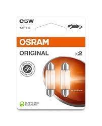 Osram Original Festoon 12V C5W - 2 stuks, Auto-onderdelen, Verlichting, Verzenden