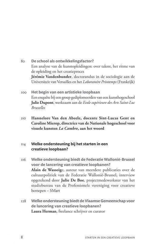 Starten in een creatieve loopbaan 9789401415484 SMart, Boeken, Filosofie, Gelezen, Verzenden