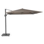 Challenger T1 premium zweefparasol 300x300 cm havanna, Tuin en Terras, Parasols, Ophalen of Verzenden, Nieuw