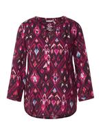 SALE -47% | Street One Blouse roze/zwart | OP=OP, Nieuw, Verzenden