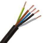 Flexibele H05VV-F Kabel 5 x 1,5mm2 aders VMVL |100 meter, Nieuw, Ophalen of Verzenden