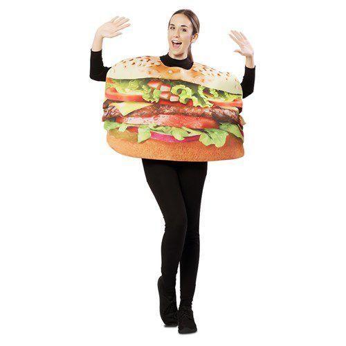 Hamburger kostuum, Hobby en Vrije tijd, Feestartikelen, Feestartikel, Nieuw, Verzenden