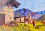 Edmondo Maneglia (1925-2003) - Paesaggio montano
