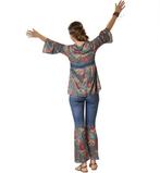 2dekans | Dressforfun Hippie Girl Harmony M -, Ophalen of Verzenden, Zo goed als nieuw
