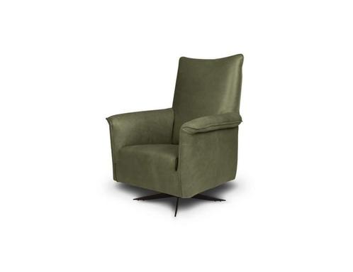 Fauteuil Viola - fauteuils - Groen, Huis en Inrichting, Stoelen, Nieuw, Leer