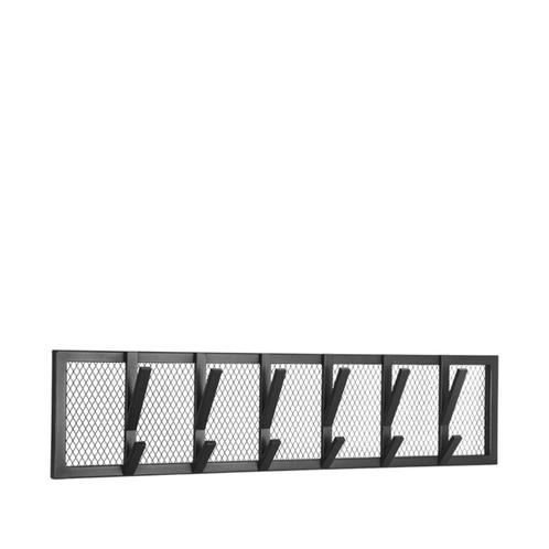 LABEL51 - Kapstok Gruff - Zwart Metaal, Huis en Inrichting, Woonaccessoires | Kapstokken, Wandkapstok, Nieuw, Metaal, Minder dan 100 cm