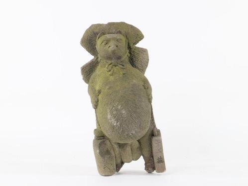Tanuki-stenenbeeld – symbool van welvaart en geluk - 20e, Antiek en Kunst, Antiek | Overige Antiek