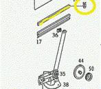 Glas rubber profiel horizontaal 1 meter, Mercedes zie beschr, Ophalen of Verzenden, Nieuw, Oldtimer onderdelen