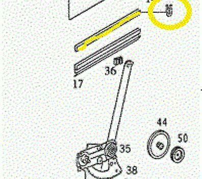 Glas rubber profiel horizontaal 1 meter, Mercedes zie beschr, Auto-onderdelen, Overige Auto-onderdelen, Nieuw, Mercedes-Benz, Oldtimer onderdelen