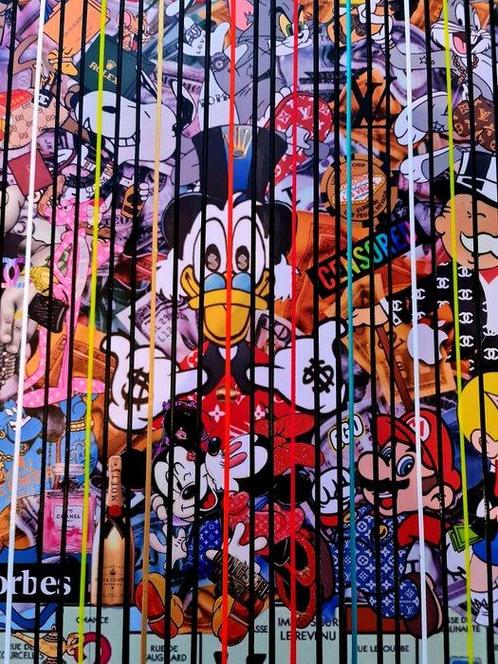 Elmago - Picsou Duck tales moneypoly (large), Antiek en Kunst, Kunst | Schilderijen | Modern