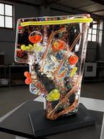 sculptuur, Tributo a Picasso in vetro di Murano - 30 cm -, Antiek en Kunst, Antiek | Glas en Kristal