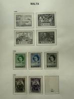 Malta 1950/1988 - Verzameling in een Davo Album, Postzegels en Munten, Postzegels | Europa | UK, Gestempeld