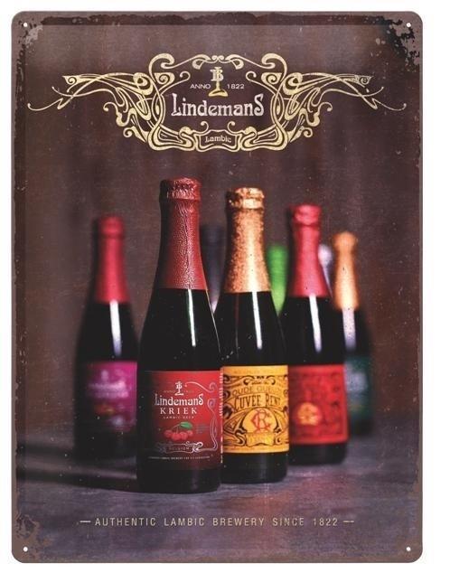 Lindemans reclamebord, Verzamelen, Merken en Reclamevoorwerpen, Nieuw, Ophalen of Verzenden