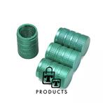 TT-products ventieldoppen 3-rings Green aluminium 4 stuks, Auto diversen, Auto-accessoires, Nieuw, Ophalen of Verzenden