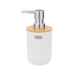 Teesa TSA0400-W 6 delige bamboe badkamer accessoires set wit, Ophalen of Verzenden, Nieuw