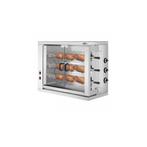 GGM Gastro | Kippengrill op gas - 19,4kW - met 3 spiesen |, Verzenden
