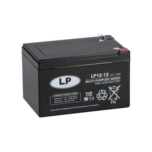 Landport (LP) VRLA-LP accu 12 volt 12,0 ah LP12-12 VDS, Computers en Software, Noodvoedingen (UPS), Nieuw, Ophalen of Verzenden