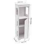 4-Laags Badkameropbergkast van PVC met Ventilatie, Verzenden, Nieuw