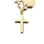 Gouden hanger; Geloof, hoop en liefde (Hanger of bedel), Ophalen of Verzenden, Gebruikt, Goud, Overige merken