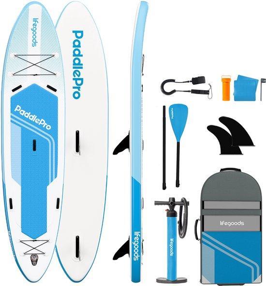 Tweedekans | LifeGoods SUP Board Tandem - 2 Personen - 220, Watersport en Boten, Overige Watersport en Boten, Zo goed als nieuw