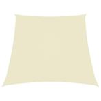 Zonnescherm Trapezium 4x5m Creme: Tweedekansje voor jouw..., Tuin en Terras, Ophalen of Verzenden, Nieuw, 450 cm of meer