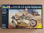 Revell 03090 Motorcycle R-12 with Sidecar 1:35, Hobby en Vrije tijd, Verzenden, Nieuw, Revell