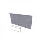 Verzinkt staal kantopsluiting geplet 230x0,3x20cm, Tuin en Terras, Overige materialen, Minder dan 25 cm, Border, Minder dan 25 cm