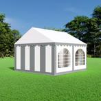 Partytent 4x4  PVC - Premium | Grijs / wit, Partytent, Nieuw, 4 tot 6 meter, 2 meter of meer