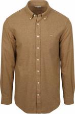 McGregor Overhemd Flanel Melange Camel maat XL Heren, Kleding | Heren, Overhemden, Verzenden, Nieuw, Bruin, McGregor
