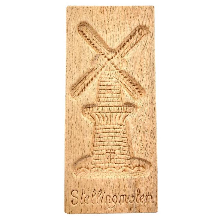 Speculaasplank Grote Molen 18x9cm., Hobby en Vrije tijd, Taarten en Cupcakes maken, Nieuw, Verzenden