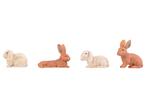 POLA 331551 4 Stallhasen (1:22,5, Figuren, Scenery), Hobby en Vrije tijd, Modelbouw | Figuren en Diorama's, Ophalen of Verzenden