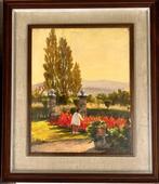 Riccardo Brambilla (1871-1965) - Mimmina e le salvie, Antiek en Kunst