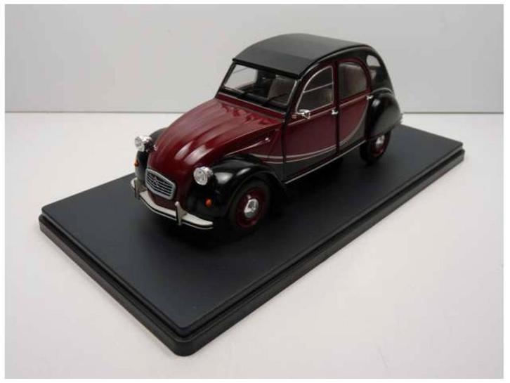 GSDCCmag 00024ci2cv 1982 Citroen 2CV Charleston, black/re..., Hobby en Vrije tijd, Modelbouw | Figuren en Diorama's, Nieuw, Ophalen of Verzenden